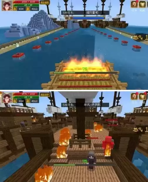 《我的世界》三国赤壁三江口水战通关攻略