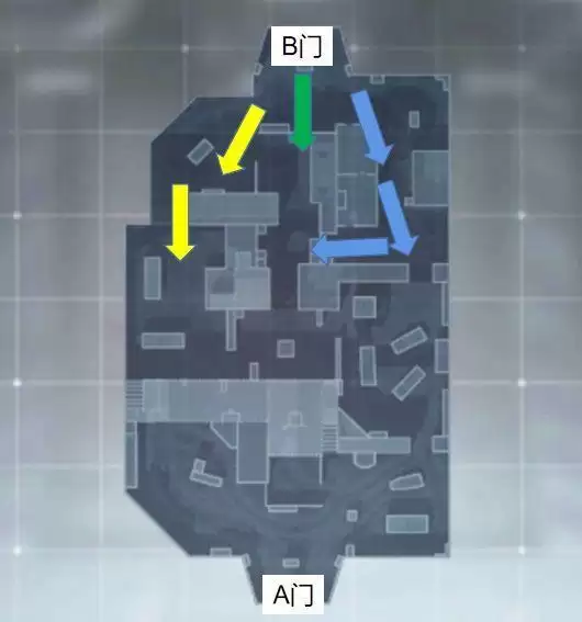 使命召唤手游B门队伍进攻路线推荐