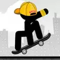 火柴人滑板特技