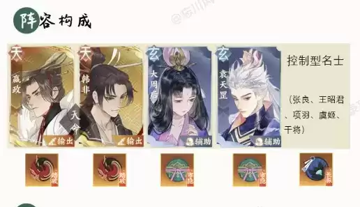 忘川风华录嬴政阵容搭配详解 嬴政主C队伍怎么配