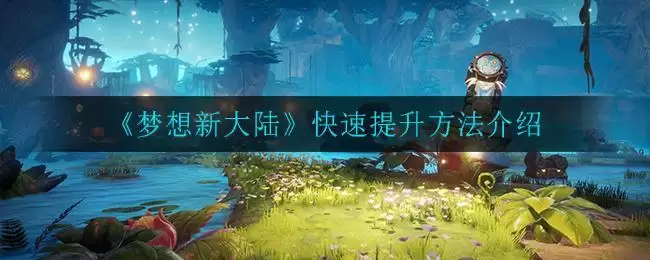 《梦想新大陆》快速提升方法介绍