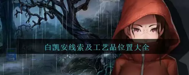 《密室逃脱绝境系列9无人医院》白凯安线索及工艺品位置大全