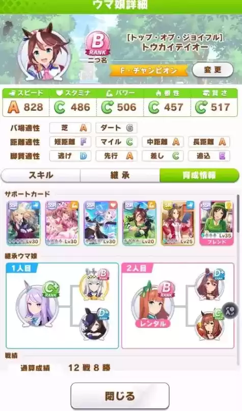 赛马娘东海帝皇URA培养攻略