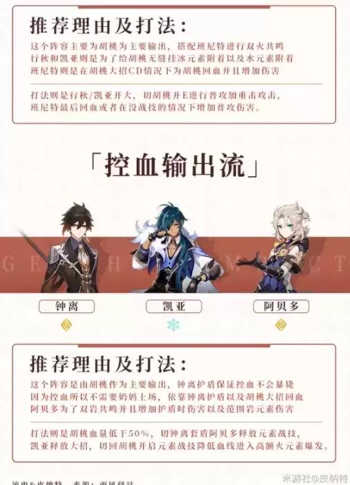 原神胡桃融化蒸发流控血输出流玩法攻略