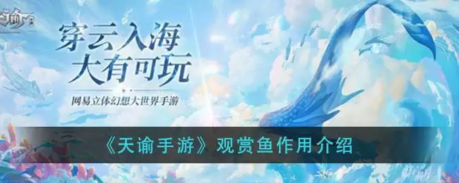 《天谕手游》观赏鱼作用介绍