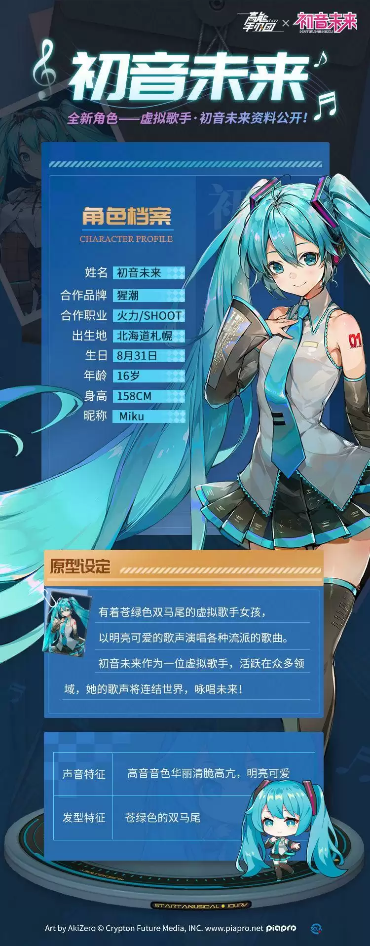 高能手办团初音未来角色档案分享