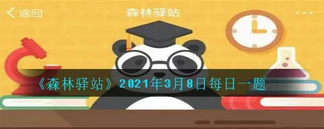 《森林驿站》2021年3月8日每日一题