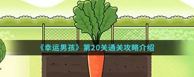 《幸运男孩》第20关通关攻略介绍