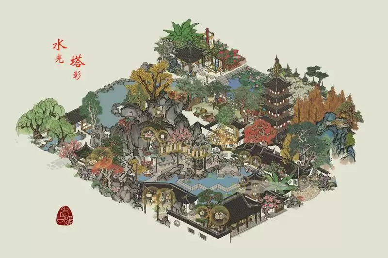 江南百景图豫园布局分享