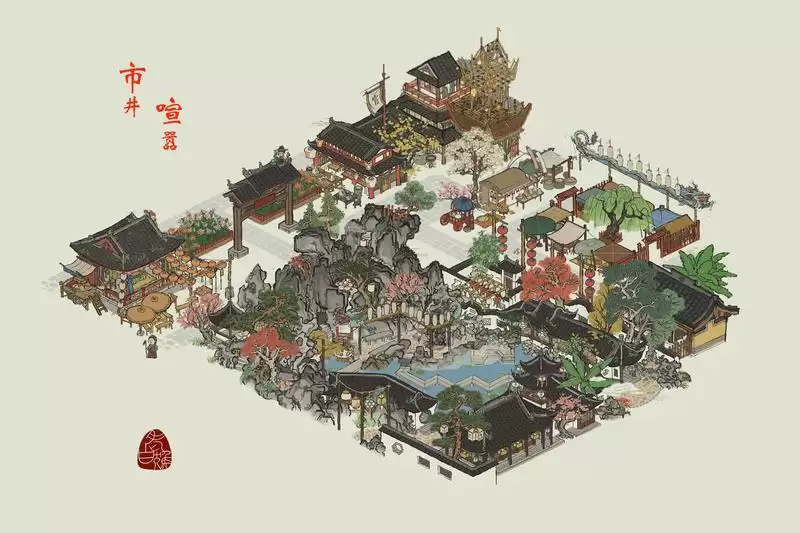 江南百景图豫园布局分享