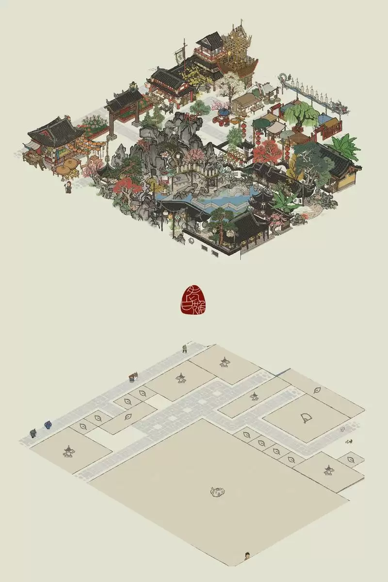 江南百景图豫园布局分享