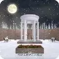 从下雪的庭院中脱出中文