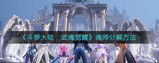 《斗罗大陆:武魂觉醒》魂师分解方法
