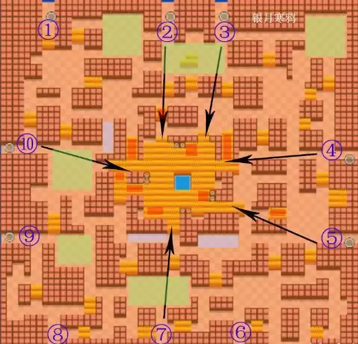 荒野乱斗洞穴迷宫地图单人打法攻略