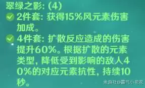 原神1.4温迪玩法及武器圣遗物搭配攻略2021