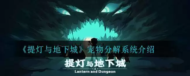 《提灯与地下城》宠物分解系统介绍
