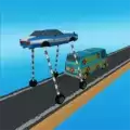 伸展车轮抬起汽车