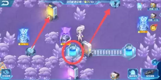 QQ飞车手游S21极速幻境第一章回忆之森通关路线图文攻略