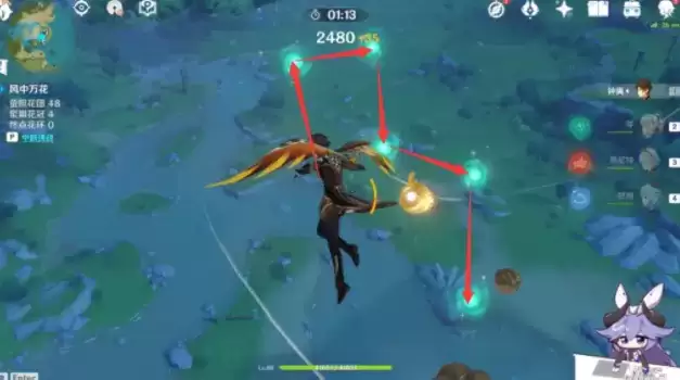 原神风中万花路线图及高分攻略图文介绍