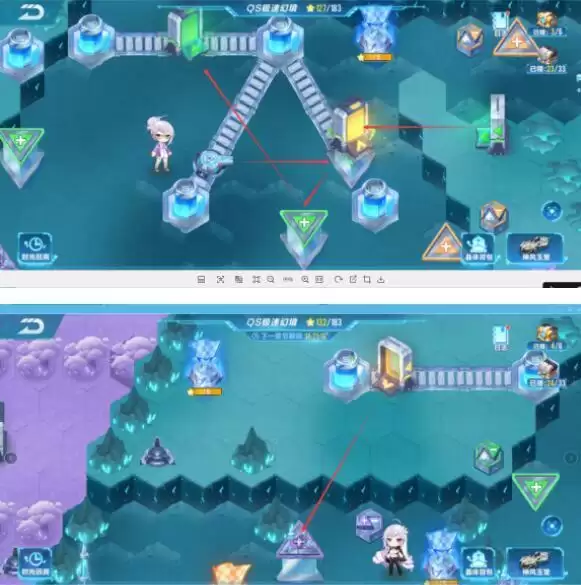 QQ飞车手游S21极速幻境第三章怎么过？S21极速幻境第三章路线攻略图片7