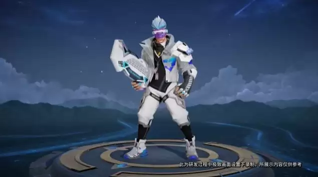 王者荣耀典韦蓝屏警告星元部件技能效果展示