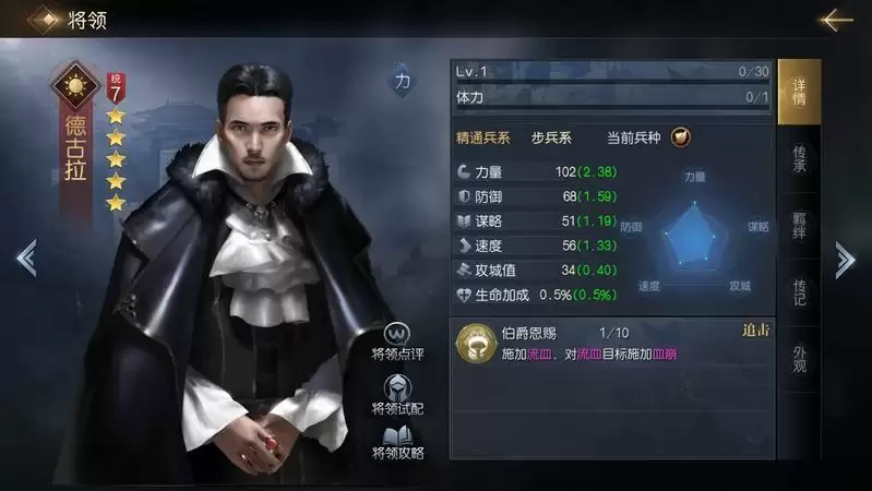 征服与霸业武装技能解析及使用将领推荐