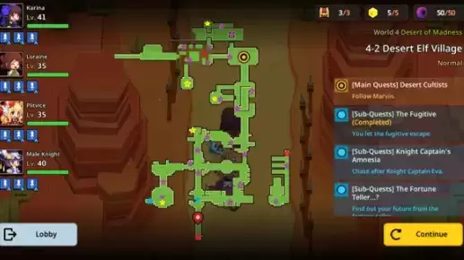 坎公骑冠剑世界4全收集地图三星攻略分享