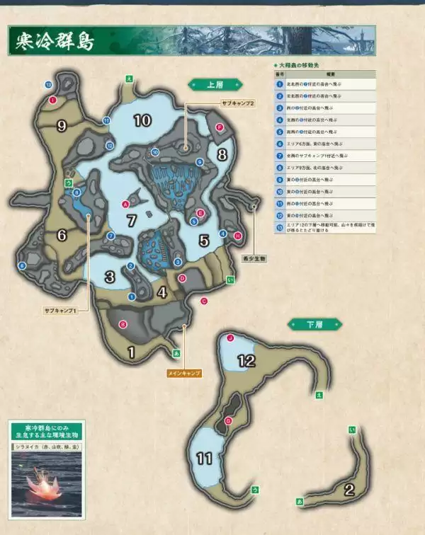 怪物猎人崛起全地图副营地位置大全