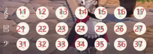 原神风物之诗琴琴谱乐谱弹奏大全