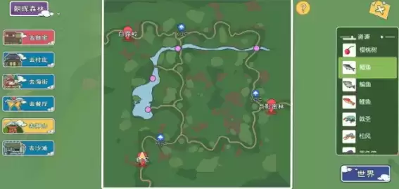 小森生活所有鱼类分布位置大全