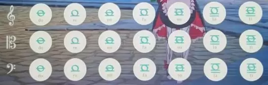 《原神》乐谱卡农