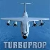 涡轮螺旋桨飞行模拟器3D