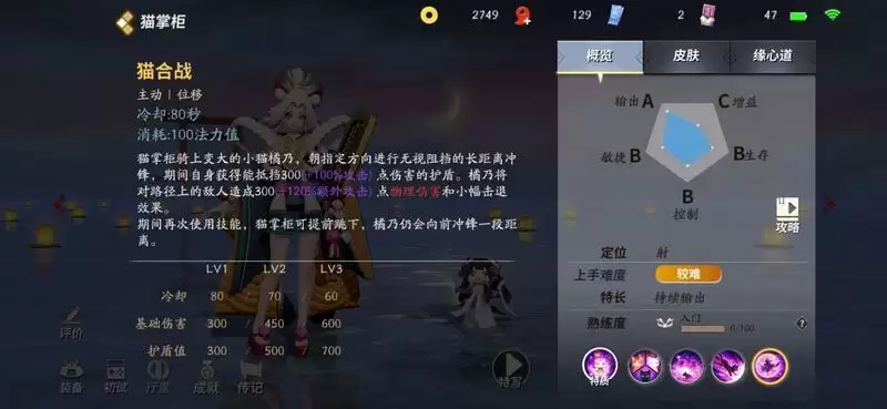 决战平安京猫掌柜玩法攻略