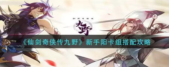 《仙剑奇侠传九野》新手阳卡组搭配攻略