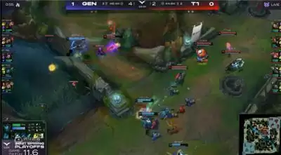 虎牙独播LCK:GEN状态神勇力克T1,老将BDD封神发挥!