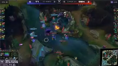 虎牙独播LCK:GEN状态神勇力克T1,老将BDD封神发挥!