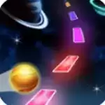 音乐球霓虹灯跳舞