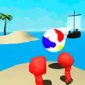 火柴人沙滩球