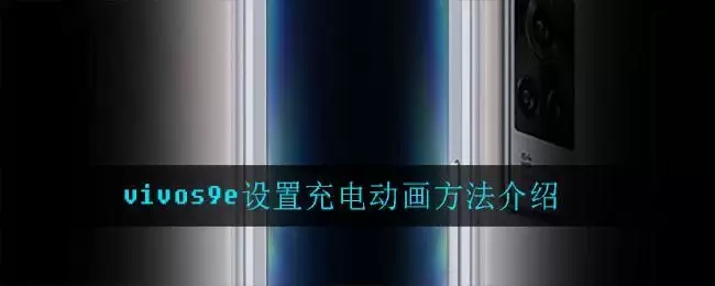 vivos9e设置充电动画方法介绍