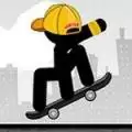 火柴人滑板特技