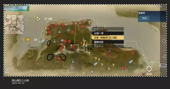 妄想山海神兽图腾触碰位置汇总