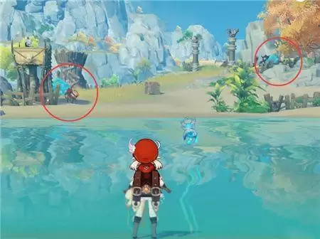 原神地平的边缘纯水动物在哪？地平的边缘纯水动物位置介绍图片5