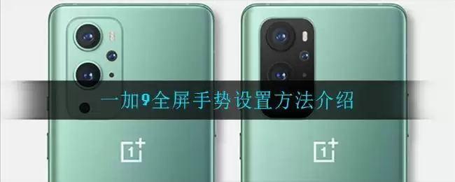 一加9全屏手势设置方法介绍