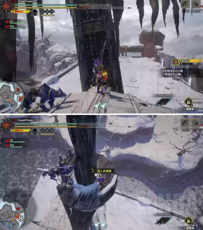 怪物猎人崛起冰封群岛手记簿获取位置大全