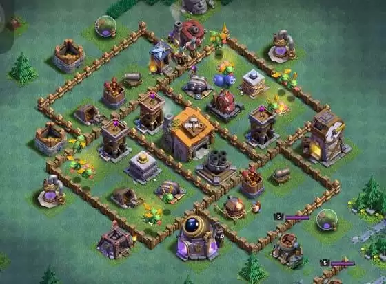 部落冲突建筑6本布局