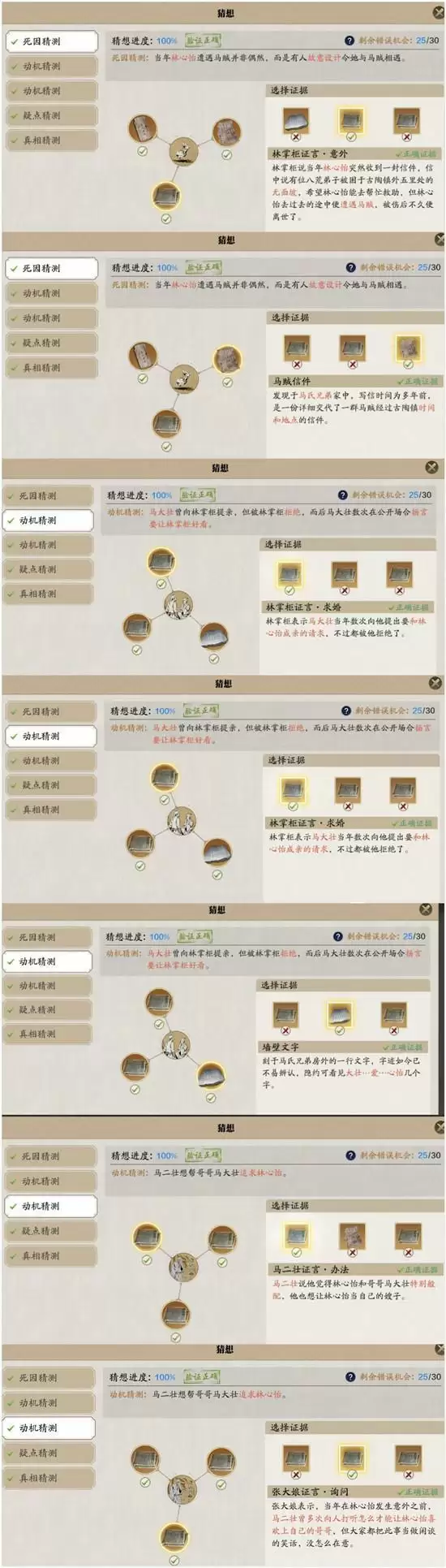 天涯明月刀手游林心怡案怎么触发？林心怡案凶手证据攻略大全图片3