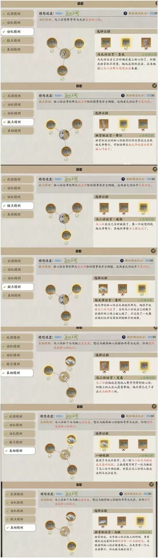 天涯明月刀手游林心怡案怎么触发？林心怡案凶手证据攻略大全图片4