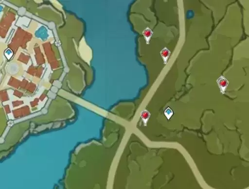 原神苹果分布位置及快速采集攻略