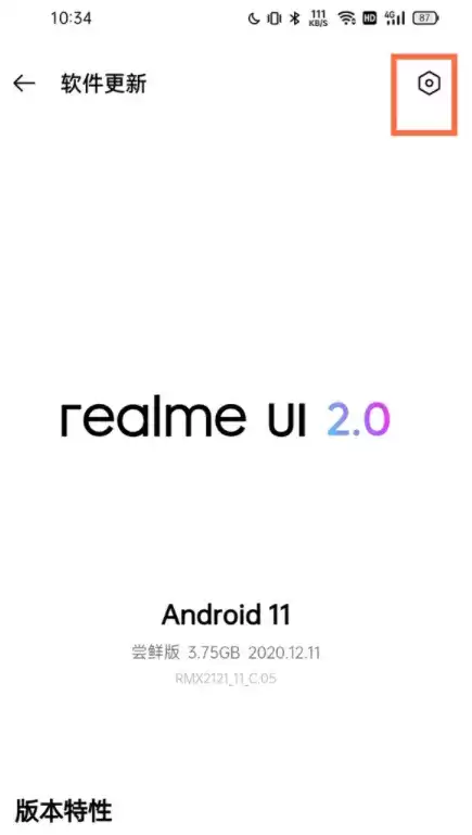 真我gtneo关闭自动更新方法介绍