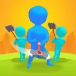 红蓝橡皮人斧头大战